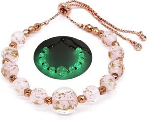 Adjustable Slider Chain Bracelet pink