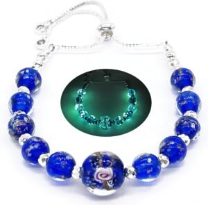 Adjustable Slider Chain Bracelet sapphire