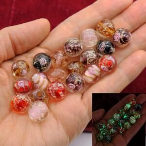 12mm Firefly Beads Red Series 20pcs