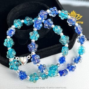 Friendship Bracelet Sapphire+Blue